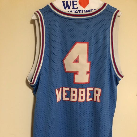 1985-86 Hardwood Classic #4 Chris Webber Jersey - Picture 2 of 4